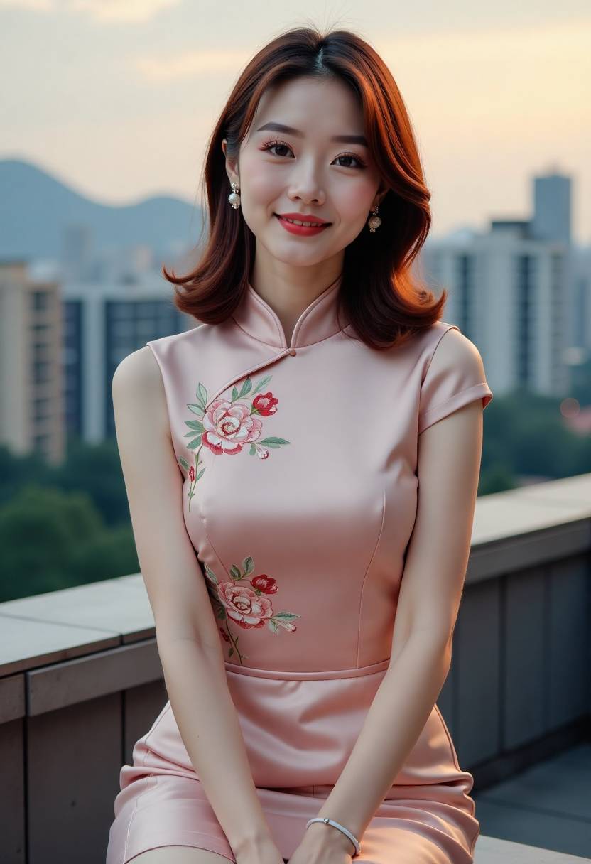 罗玥独自走在街边